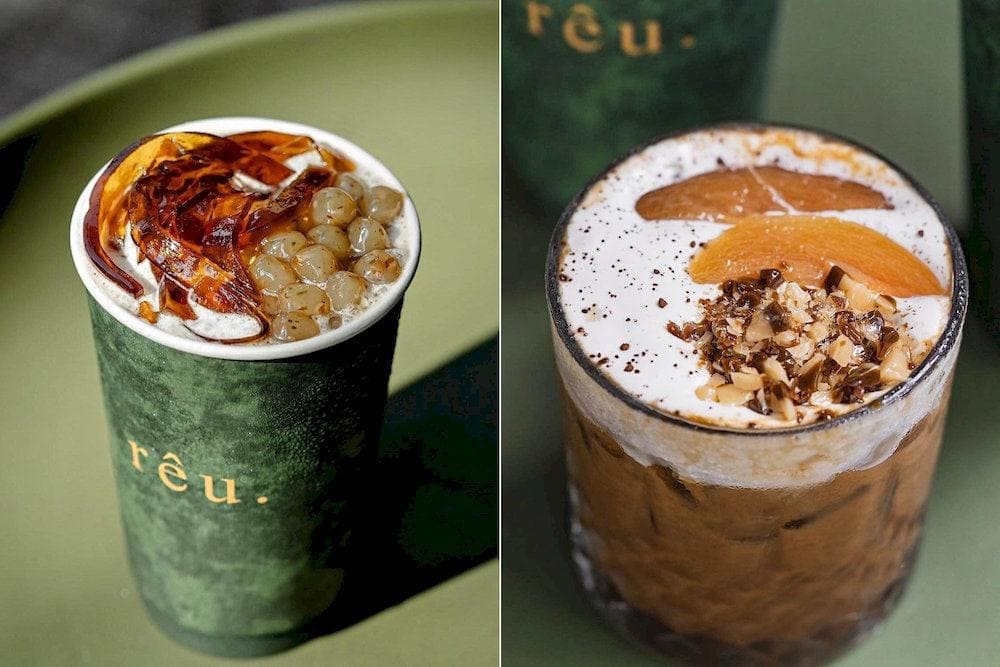 The creative drinks at r e u . Coffee always leave a strong impression on customers (Source: r &ecirc; u . coffee)